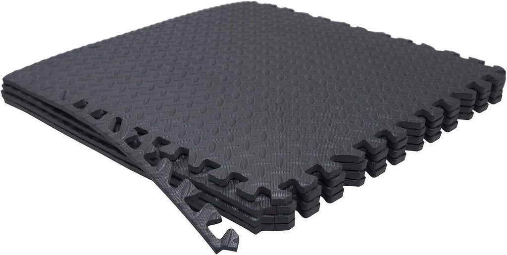 Set of 6 Interlocking EVA Foam Exercise Mats for Gym Floor Fitness Yoga