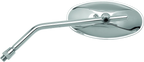 Adjustable Oval Mirror 10mm for Motorcycles and Powersports Vehicles