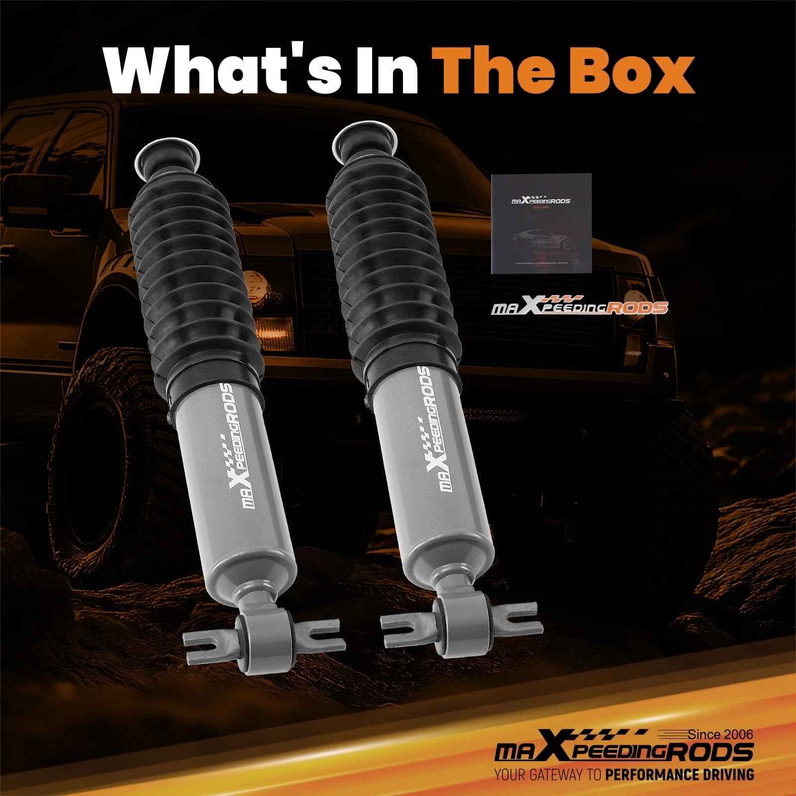 Front 0-1" Shock Kit for Dodge Ram 1500 2WD (2002–2008)