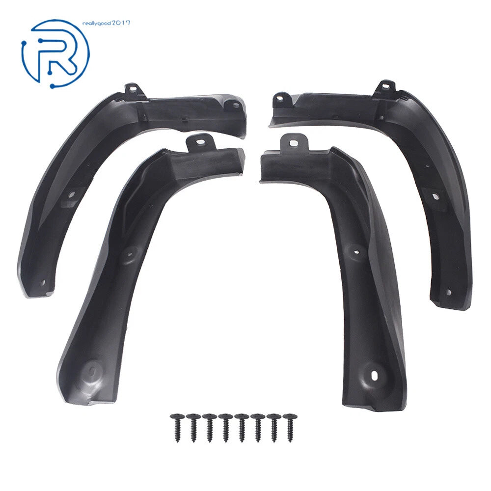 Set of 4 Mud Flaps for Toyota Highlander (2014-2019)