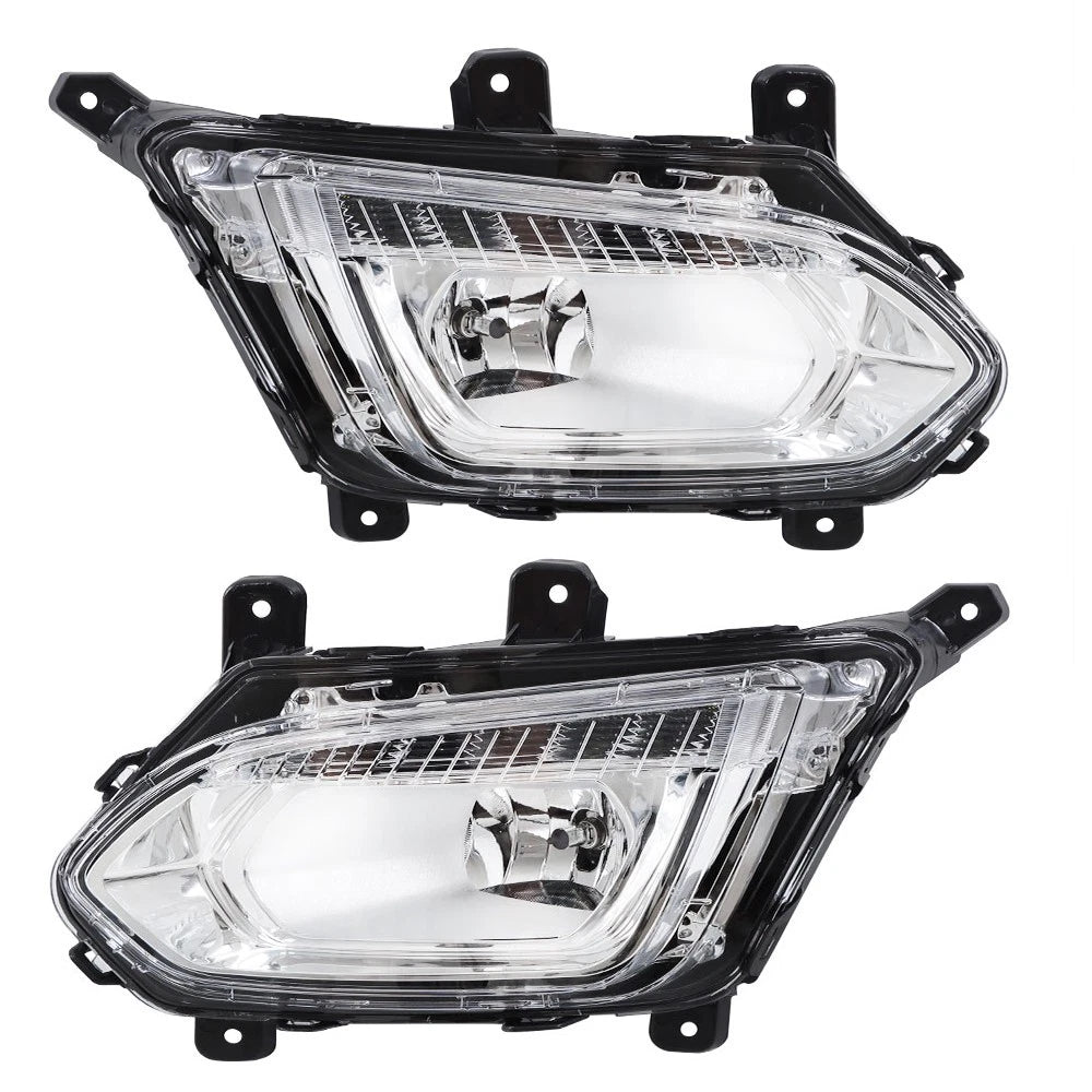 Fog Lights for Chevrolet Equinox (2016–2017) Chrome Halogen LH RH Set