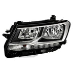 Halogen Headlight Driver Side for Volkswagen Tiguan (2018–2021) w/ LED DRL