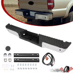Rear Step Bumper with Sensor Hole for Ford F-250 F-350 F-450 (2008–2016)