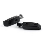Black 45 Degree Foot Pegs for Harley Sportster XL 883 XL 1200 V-Rod (2004–2023)