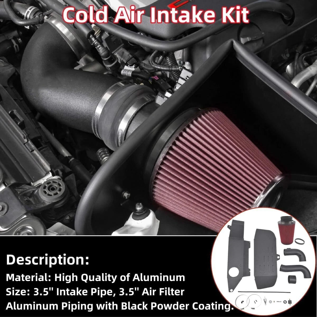 Cold Air Intake Kit for BMW F30 228i 320i 328i 420i 428i (2012–2016) N20 N26