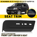 Driver Seat Trim for Ford Expedition (2015–2017) Black 10 Way with Lumbar