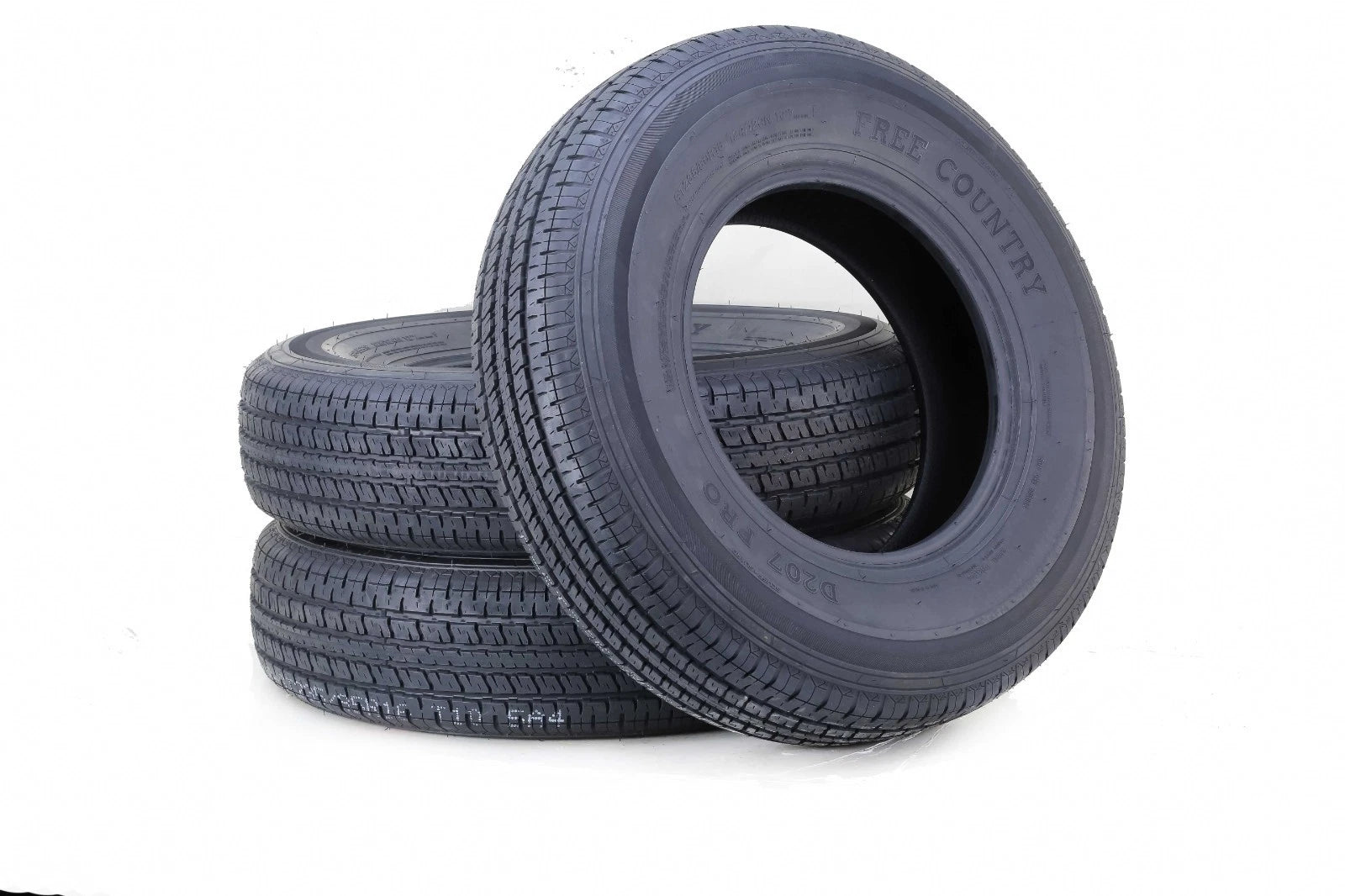 3 Premium Trailer Tires ST235/80R16 (Load Range E, 10PR) w/Scuff Guard