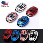 2Pcs TPU Full Cover Remote Key Shell Case for Mercedes-Benz C/E/G-Class (2014–2016)