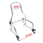 Chrome Backrest Sissy Bar Spools for Indian Chieftain Roadmaster (2014–2022)