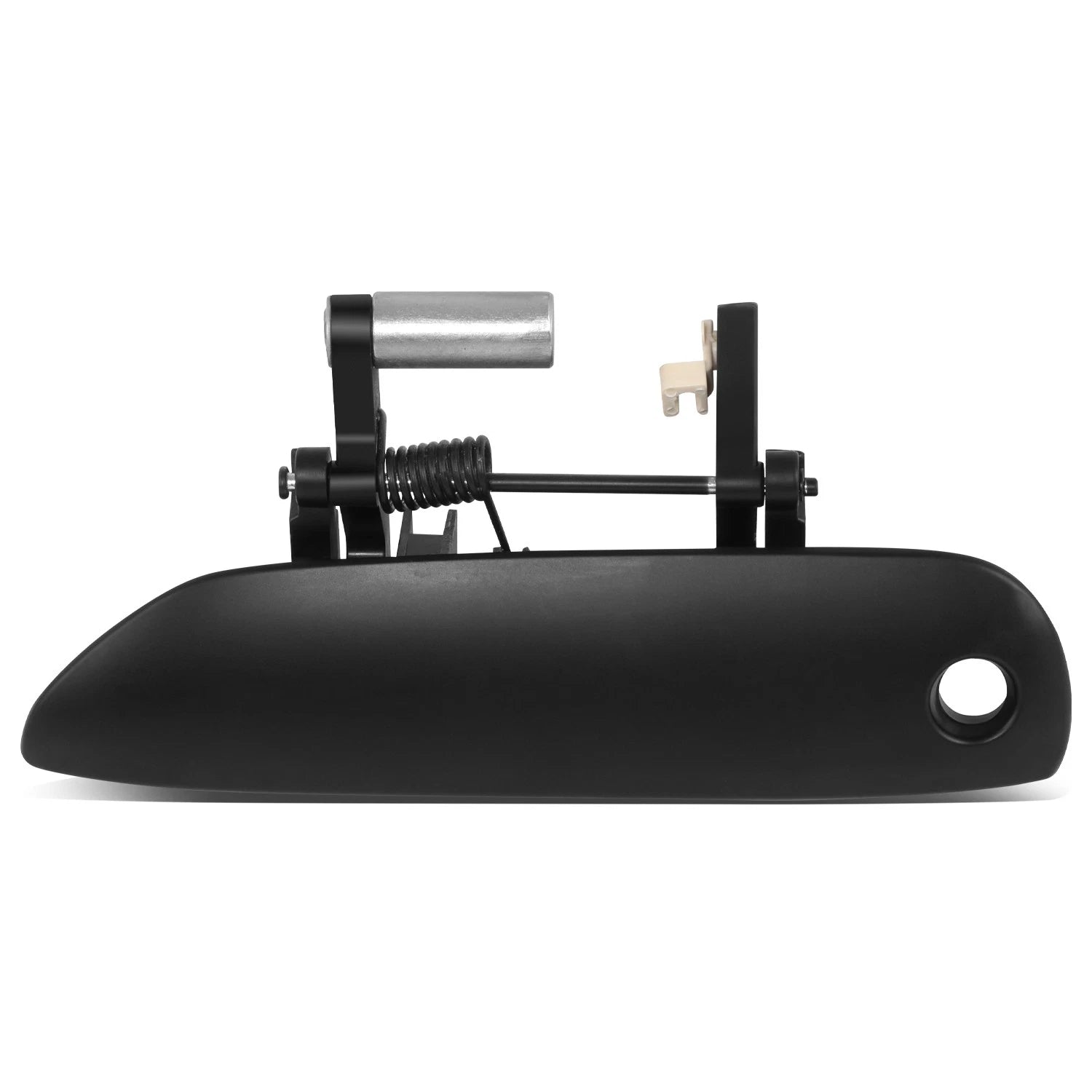Front Left Exterior Door Handle for Honda Fit (2009–2013) - Keyhole, Primed Black