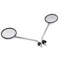 Pair Rear View Mirrors Chrome for Piaggio Vespa LX 50 125 150 (2006–2015)