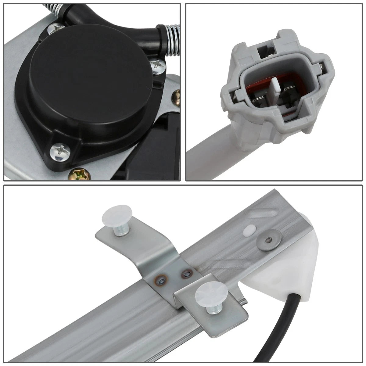 Power Window Regulator w/Motor Front Left LH for Toyota Corolla Geo Prizm (1993–1997)