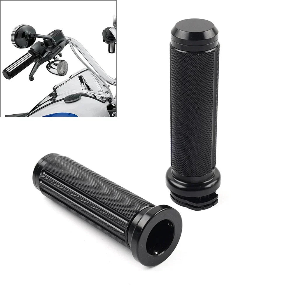 Handlebar Grips for Harley Heritage Softail Dyna Black