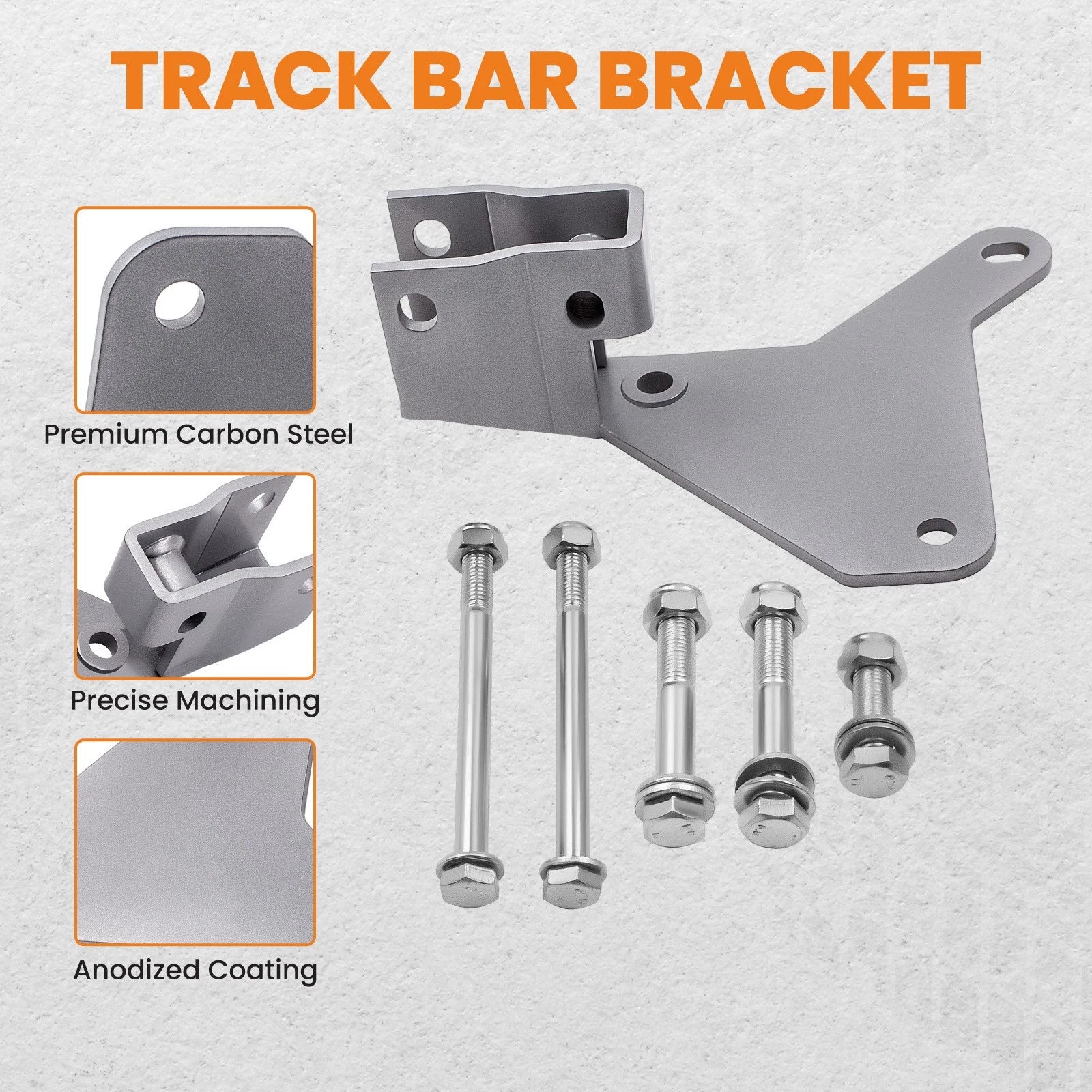 Front Track Bar Drop Bracket for Jeep Grand Cherokee WJ (1999–2004) 2-4" Lift