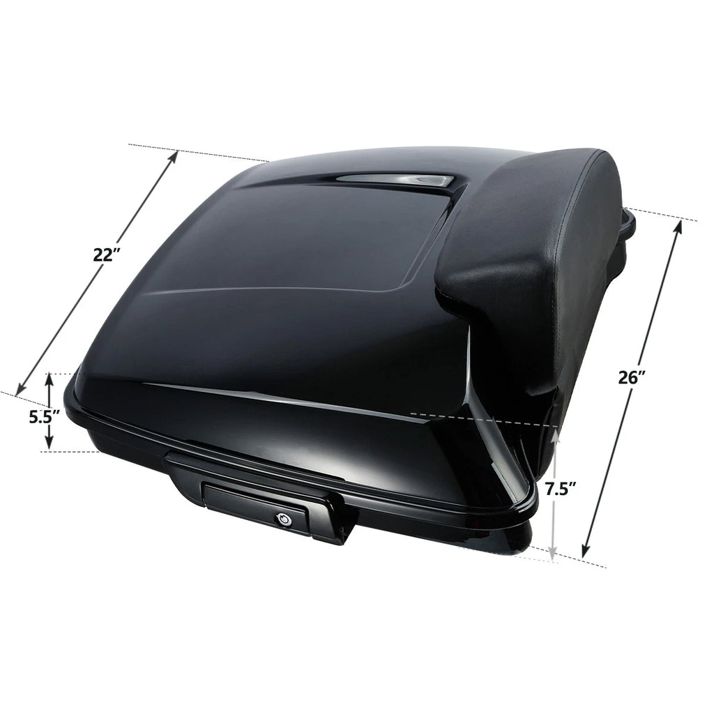 Trunk Backrest Rack Docking Plate for Harley Touring Glide (2014–2026)