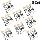 Set of 8 Carburetor Repair Kits for McCulloch Mac 35 40 46 (Walbro K20-WAT)