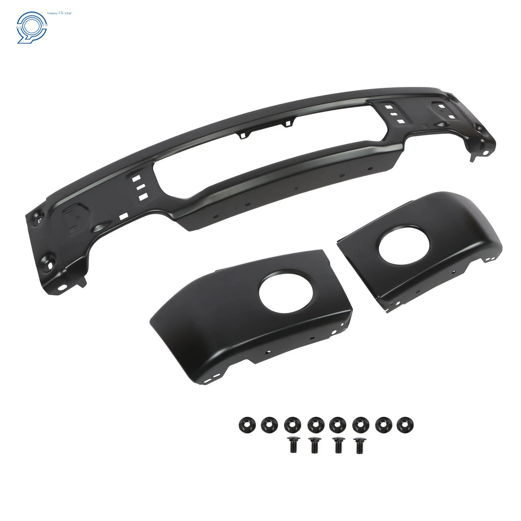 Front Bumper for Ford F150 (2009–2015) with Fog Light Hole, Black Steel