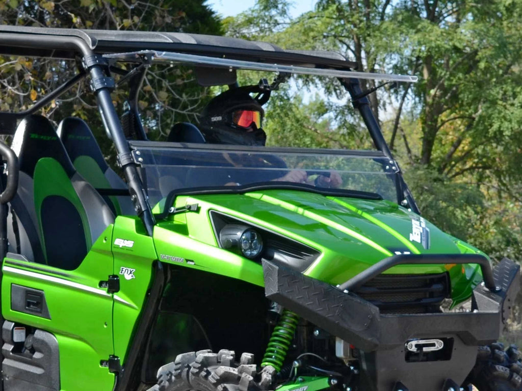 Scratch Resistant Flip Windshield for Kawasaki Teryx 750/800 (2012–2015)