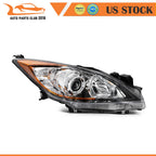 Headlight Assembly Pair for Mazda 3 (2010-2013) Clear Lens Replacement