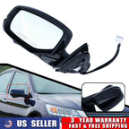 Right Side Mirror w/ Heated Camera Power Glass for Honda Accord (2013–2015)
