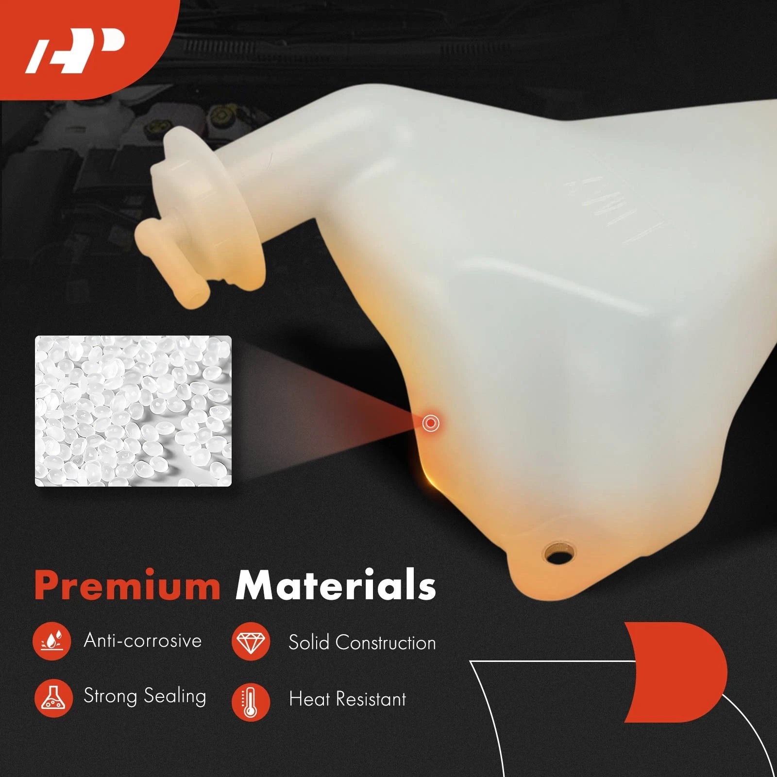 Coolant Reservoir with Cap for Honda Element (2003-2011)
