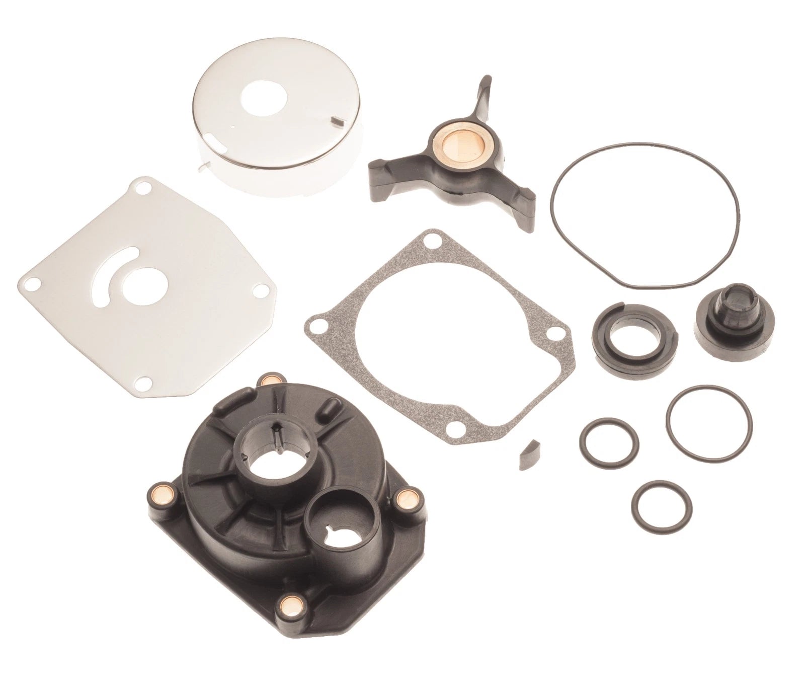 Water Pump Impeller Rebuild Kit for Johnson Evinrude 35-50 HP (438592, 433548, 433549)