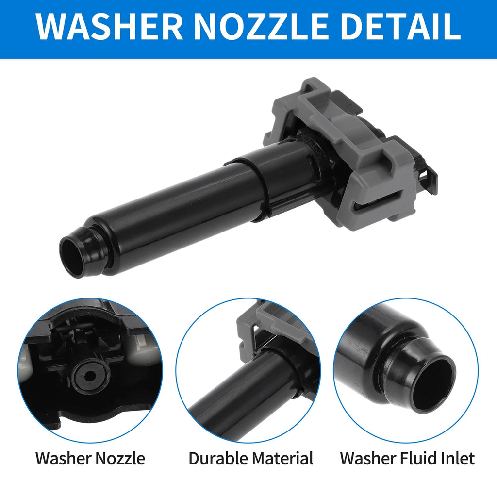 Front Passenger Side Headlight Washer Nozzle for Toyota Land Cruiser (2016–2019)