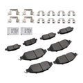 Set of 4 Front & Rear Brake Pads Kit for Infiniti QX60 (2014–2020), JX35 (2013) D1415