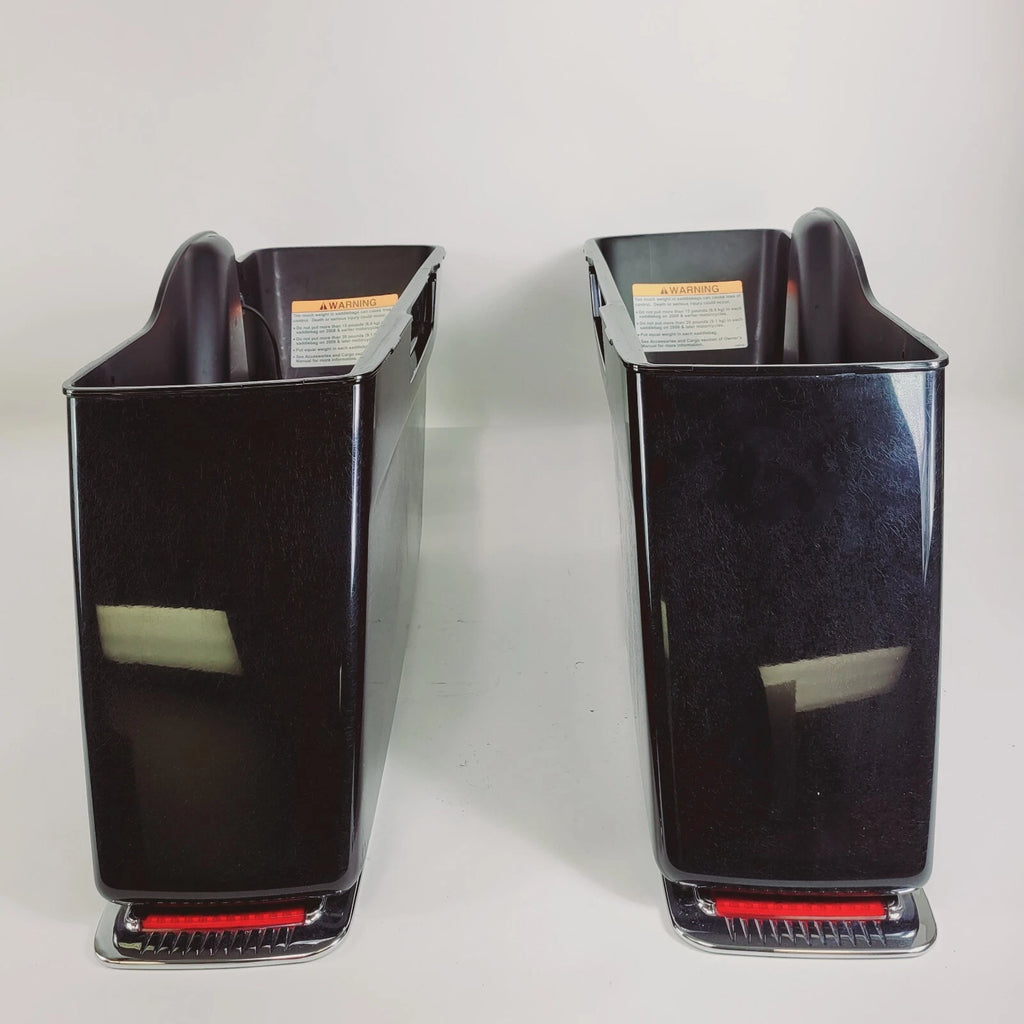 Genuine Side Saddlebags for Harley Davidson Touring (1993–2013) Vivid Black
