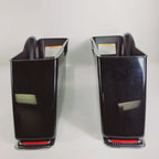Genuine Side Saddlebags for Harley Davidson Touring (1993–2013) Vivid Black