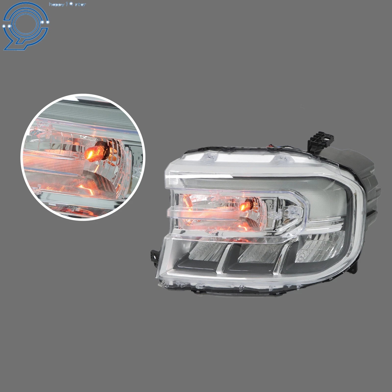 LED Headlight with DRL for Ford Maverick Lariat (2022-2024) Chrome Housing