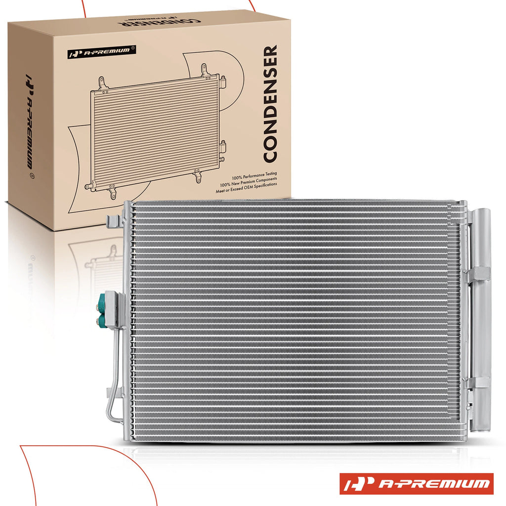 A/C Condenser with Bracket & Receiver Drier for Kia Forte Koup (2014–2016)