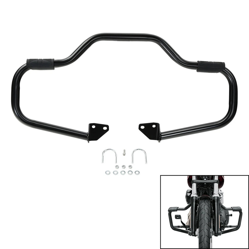1.25" Black Highway Engine Guard Crash Bar for Harley Dyna (2006–Present)