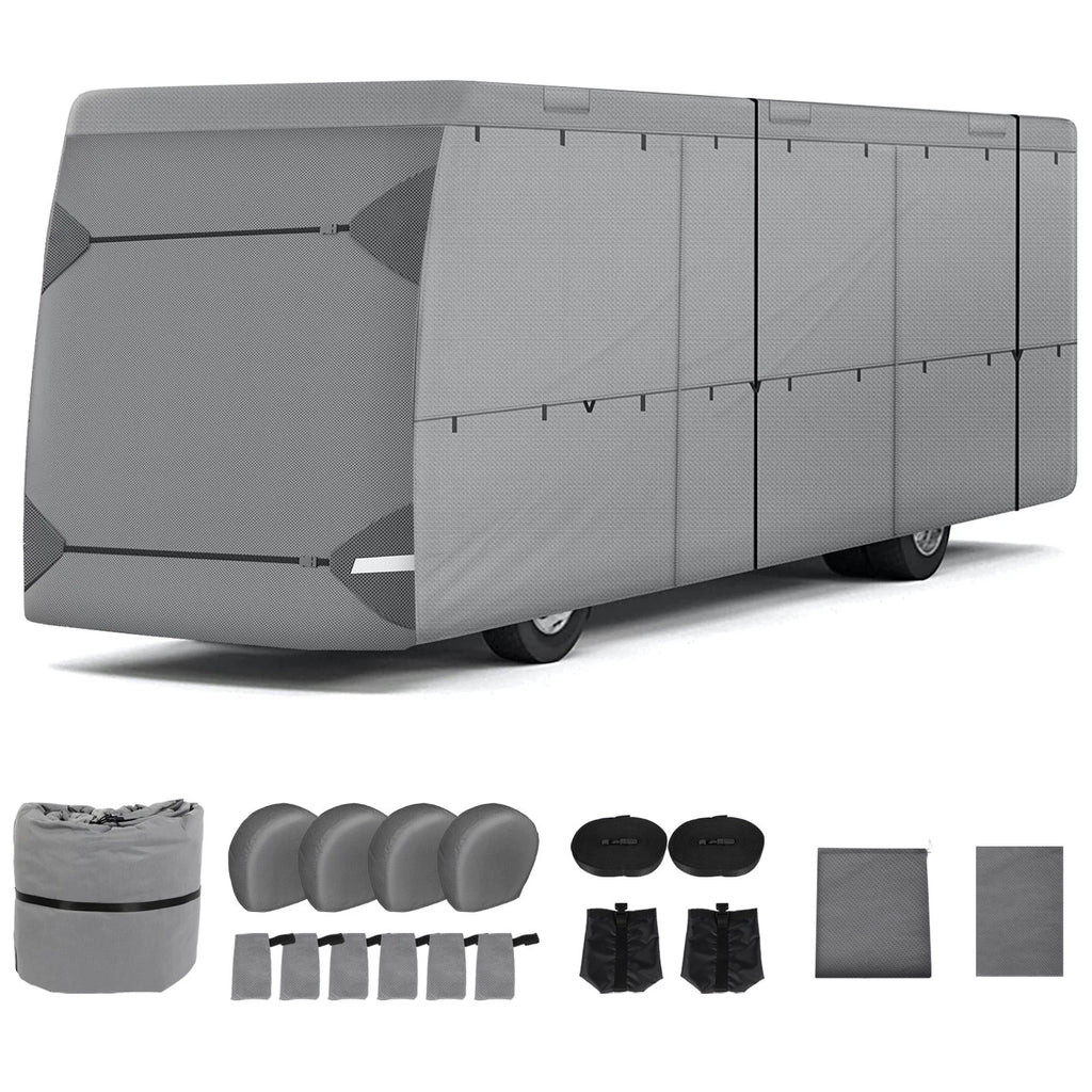 RV Cover for Class A Motorhome (34ft–38ft) Windproof Waterproof Non-Woven