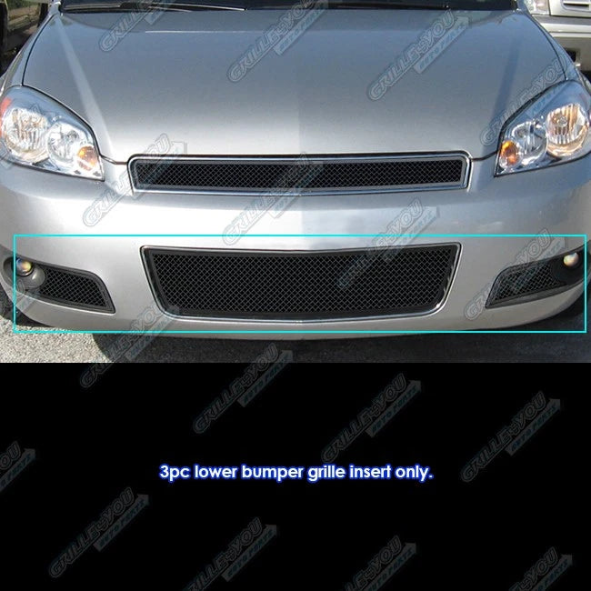Stainless Black Mesh Grille Insert for Chevy Impala Limited (2014–2016)