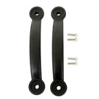 Pair of Black PU Plastic Carry Handles for Kayak Canoe Boat Side Mount