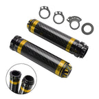 Universal 7/8" Motorcycle Handle Bar Grips Gold (Universal Fit)