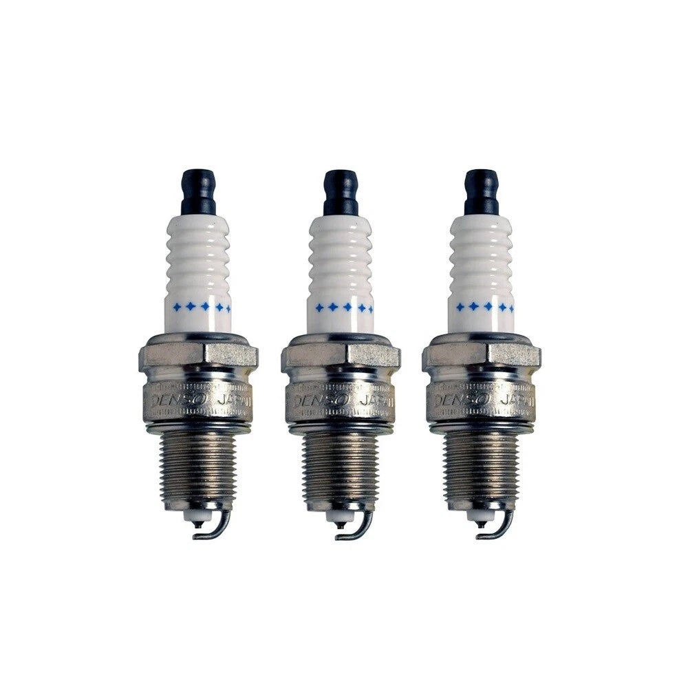 Set of 3 Denso Double Platinum Spark Plugs 0.044 for Chevy Sprint, Geo Metro (1985–1994)