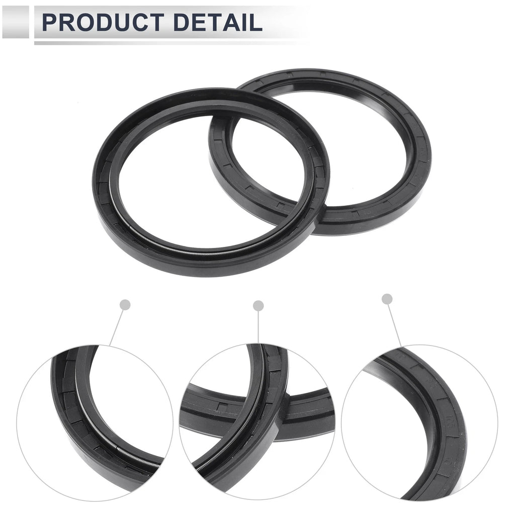 Set of 5 Oil Seal Ring 85x105x10mm for Rotary Shaft (Nitrile Rubber)