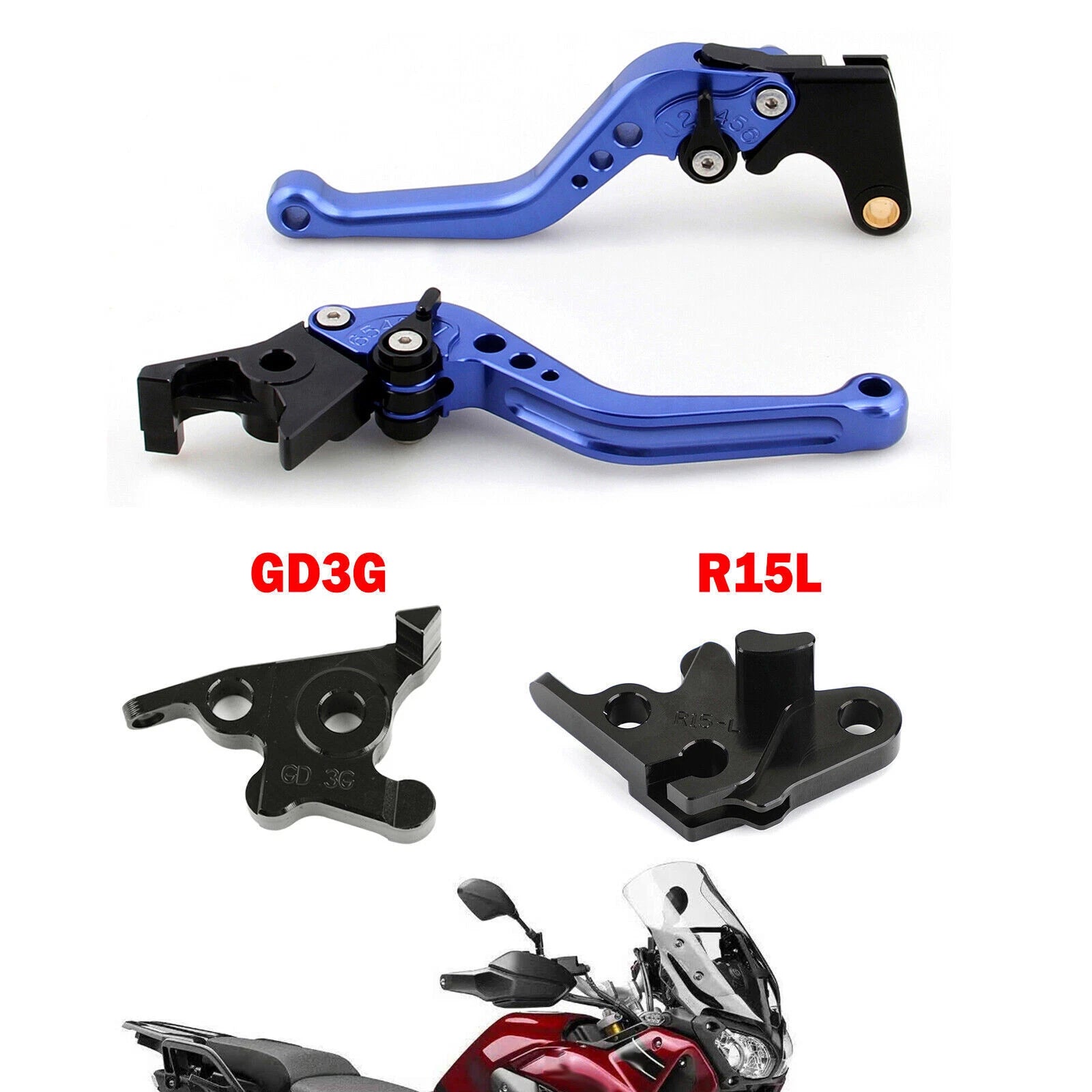 Short Clutch Brake Lever for Yamaha MT125 (2014–2019) T9