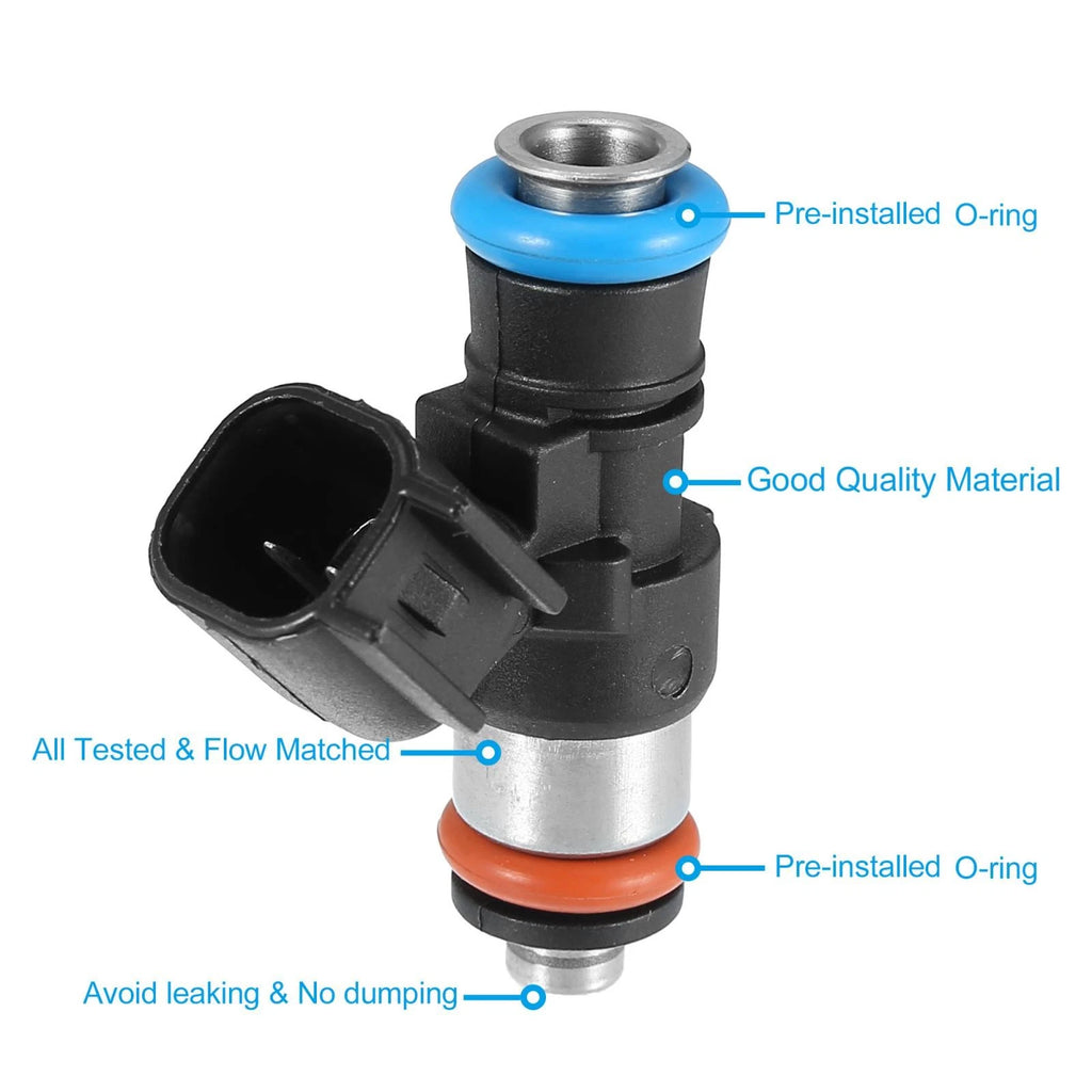 8pcs Fuel Injector 0280158051 for Chevy Corvette 6.2L V8 (2008–2013)