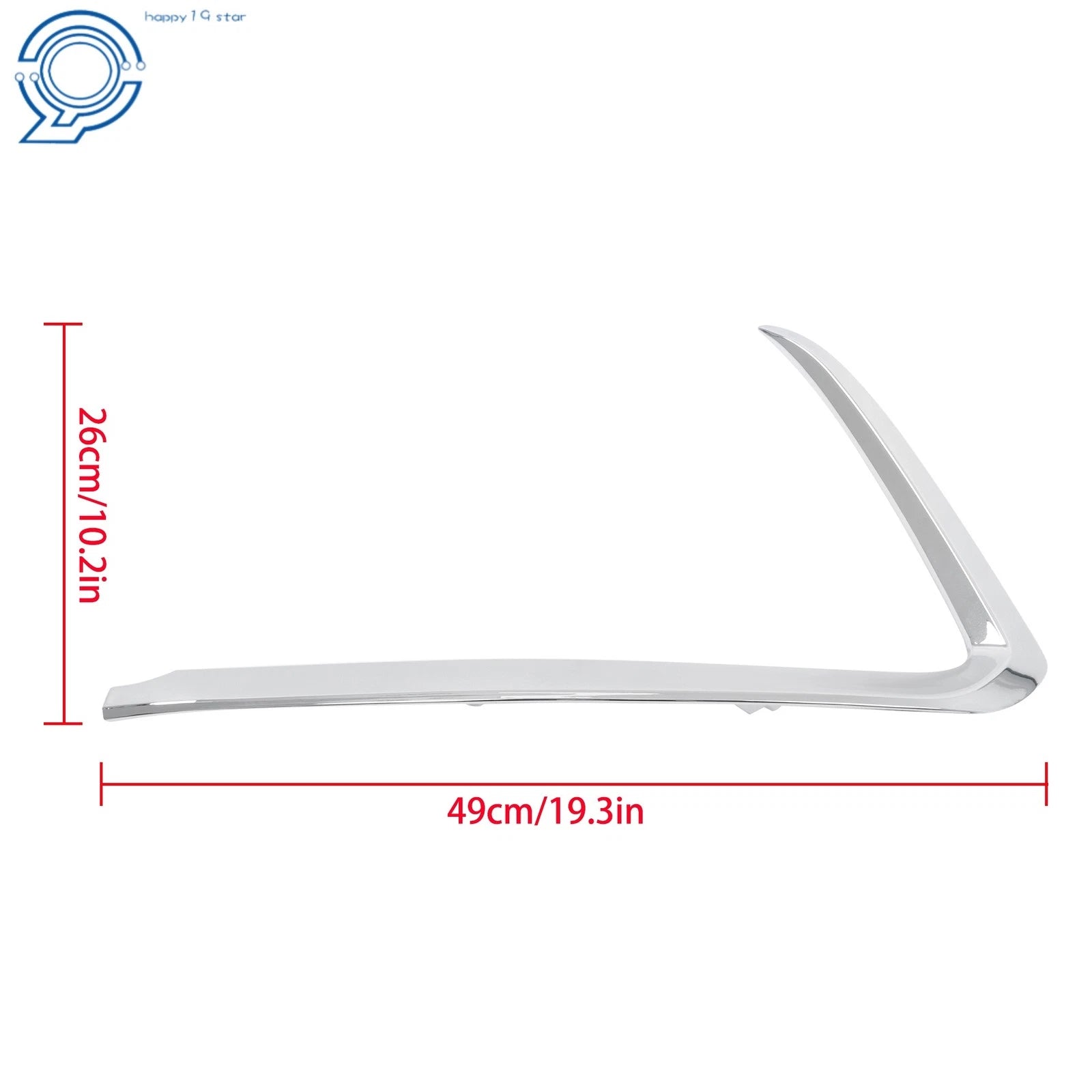 Chrome Front Right Bumper Trim for Mazda CX-9 (2016-2022)