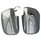Pair / Rearview Mirror Cover Overlay Silver for Lexus RX330 RX350 (2003–2008)