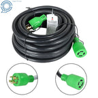 50ft Generator Extension Cord for NEMA L14-30P to L14-30R