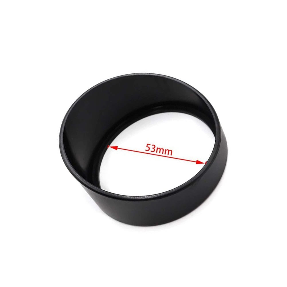 Gauge Light Shield Visor Cover Cap for Universal 60mm 52mm (1pc) Black