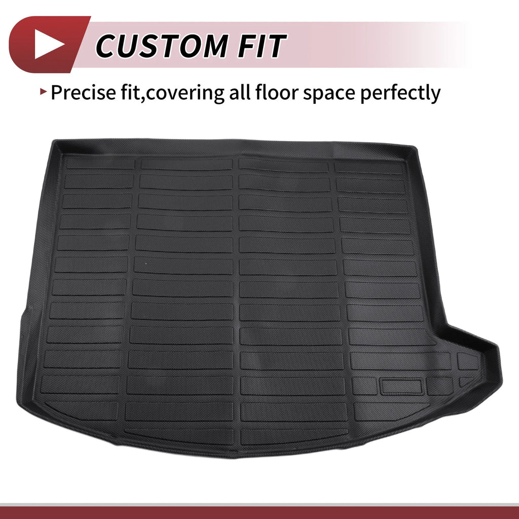 Cargo Liner Rear Trunk Mat for Ford Escape (2013–2019) Black TPE