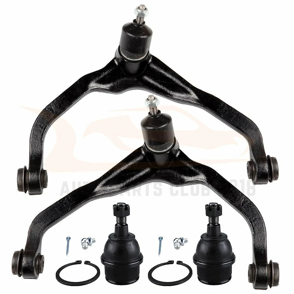 2X Upper Control Arm + 2X Lower Ball Joints Kit for Jeep Liberty (2008–2012)