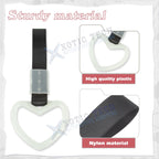Luminous Tsurikawa Heart Shaped Car Warning Handle Ring for Japanese (-)