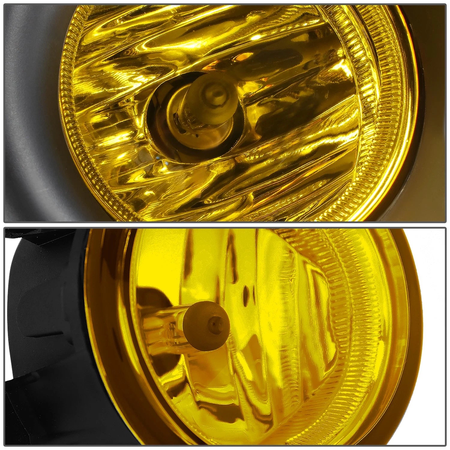 Fog Light Set for Honda Civic Coupe Sedan (2019–2020) Amber Lens w/Bezel+Switch