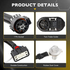 Trailer Tow Wiring Connector Harness Kit for Ford F150 (2009-2014)